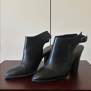 Franco Sarto Black Heeled Boots